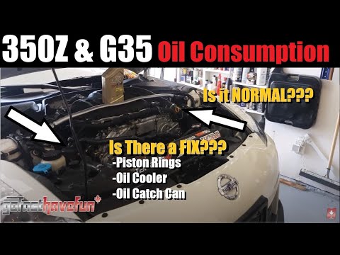 Nissan 350Z & Infiniti G35 VQ OIL CONSUMPTION Causes and Solutions (Nissan 3.5L V6) | AnthonyJ350