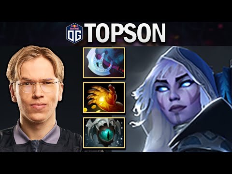 TOPSON(OG) SMURF DROW RANGER WITH PRO BUILD   DOTA2 7.28 GAMEPLAY