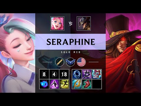 Seraphine Mid vs Twisted Fate: Killing spree - NA Diamond Patch 25.S1.2
