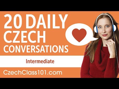 20 Daily Czech Conversations - Czech Practice for Intermediate learners