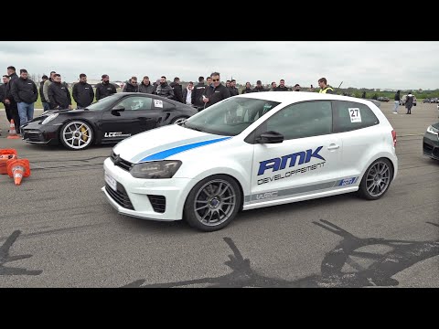 750HP Volkswagen Polo R WRC vs 900HP Porsche LCE 992 TURBO S ES800