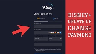Disney Plus- How to Update Change Payment Options on Disney+