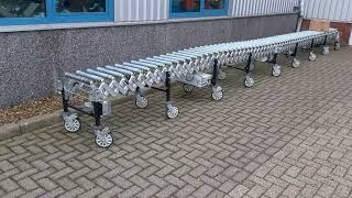 Convoyeur &agrave; rouleaux Rolleon Harmonica rollenbaan gebruikt 46 cm pewisys | Image 4 - Machineryline