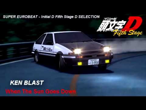 Initial D 5th Stage Soundtrack When The Sun Goes Down