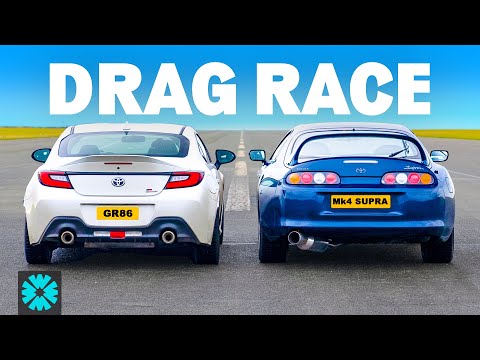 Toyota GR86 v Mk4 Supra 1/4 MILE RACE
