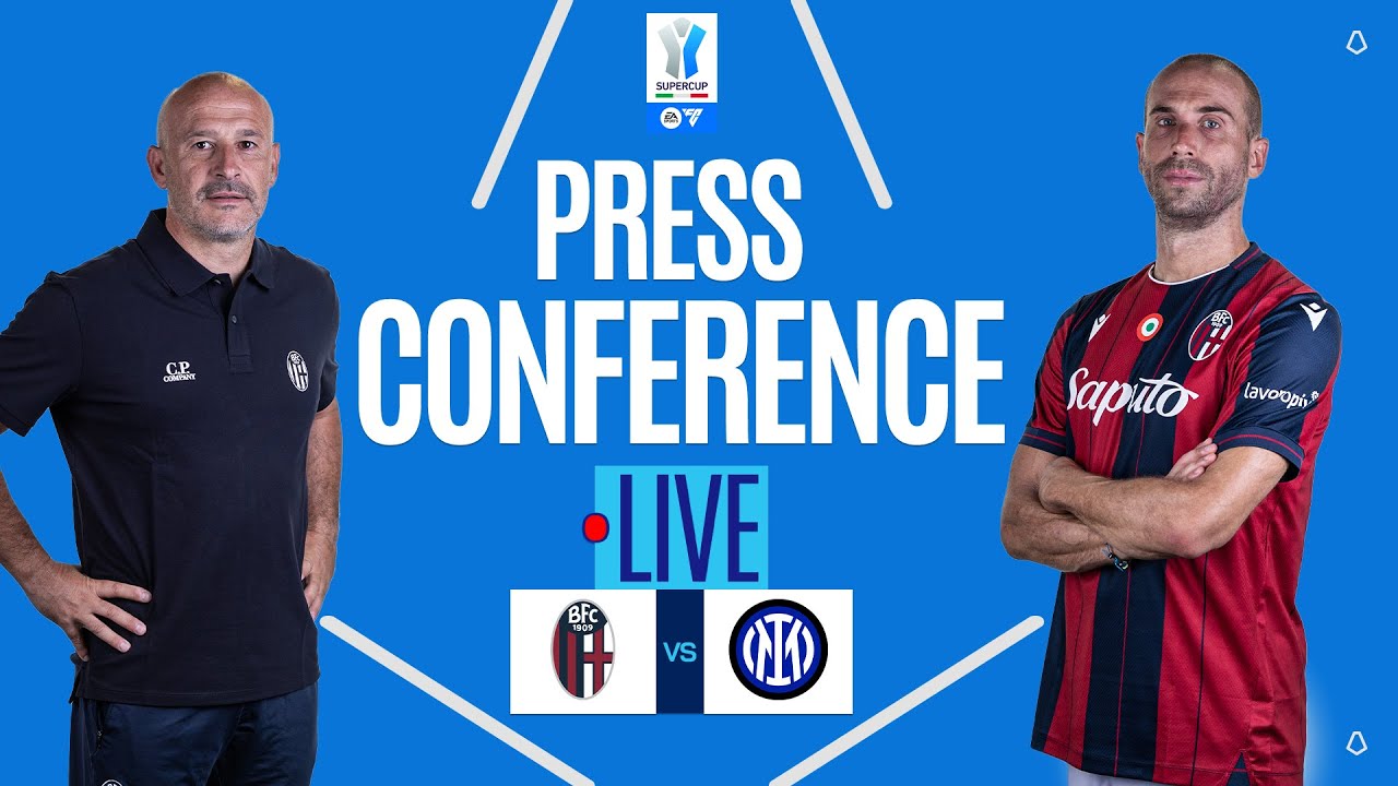 🔴 LIVE | Bologna Press Conference | Bologna-Inter | EA SPORTS FC Supercup 2025/26