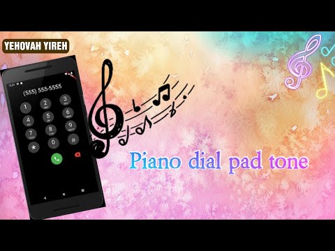 How to enable Piano dial pad tone in mobile phone | Piano 🎹 | Yehovah Yireh |