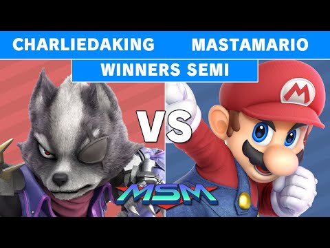 MSM 227 - Charliedaking (Wolf) Vs NVR | POW | Mastamario (Mario) Winners Semis - Smash Ultimate