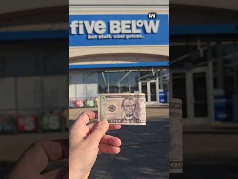 Five Below Candy Challenge: How Far Can $5 Go? #money #budget #food #candy #viral #shorts