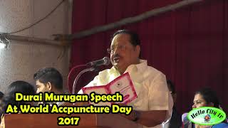 Mr. Durai Murugan Speech 
