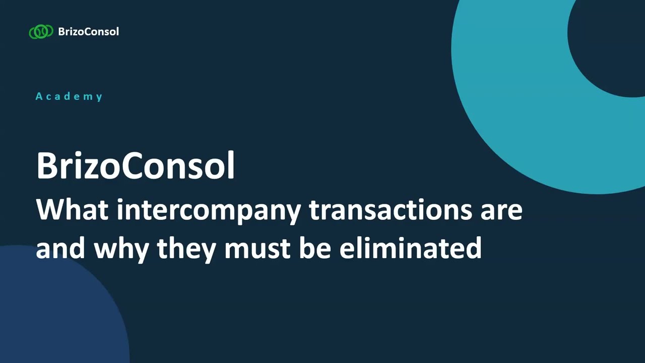 Why Intercompany Transactions Must Be Eliminated