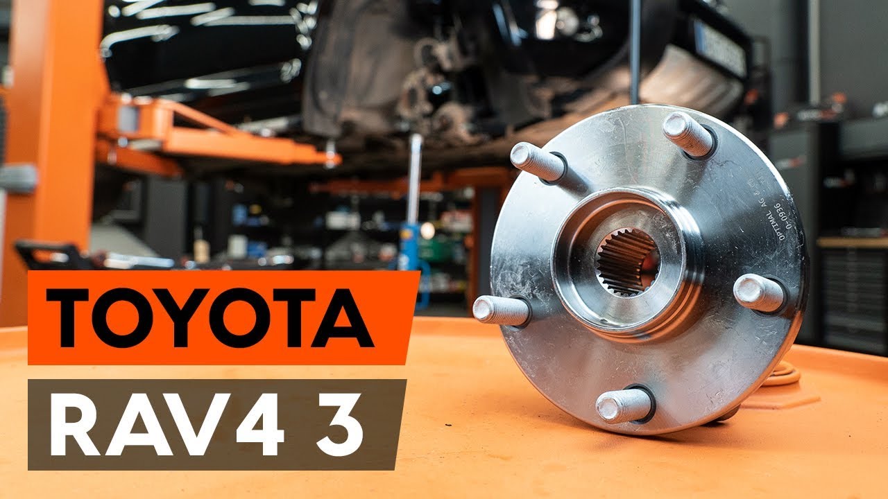 Hoe wiellager vooraan vervangen bij een Toyota RAV4 III – vervangingshandleiding