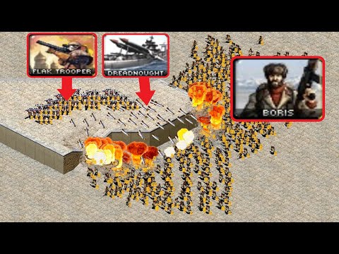 Dread Flak Troopers vs Boris - Red Alert 2