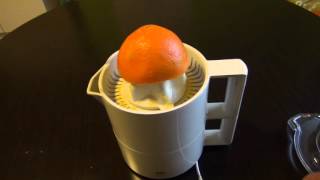 Funktionstest Zitruspresse BRAUN citromatic 50 W, Function Test Tsitruspresse