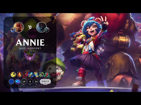 Annie Support vs Maokai - EUW Master Patch 14.3
