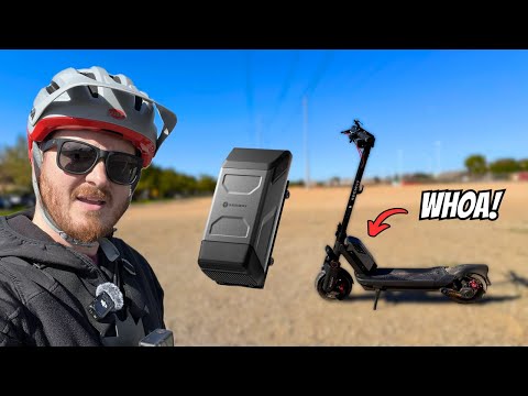 Ninebot Max G3 Range Test with Segway's New External Battery - Impressive Results!