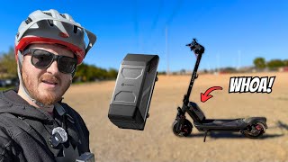 Ninebot Max G3 Range Test with Segway's New External Battery - Impressive Results!