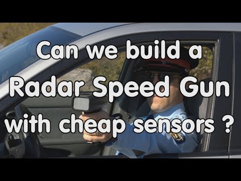 #181 DIY Radar Speed Gun using cheap Radar Sensors (HB100, CDM324) for Arduino, ESP8266  and ESP32