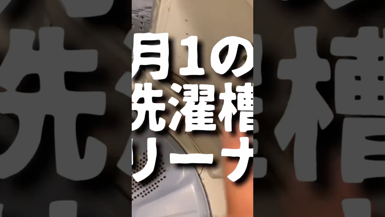 ✅月1回の洗濯槽クリーナー✅フィルター毎日拭き掃除✅使用後は蓋を開けて換気 #おそうじダイアリー #洗濯機掃除
