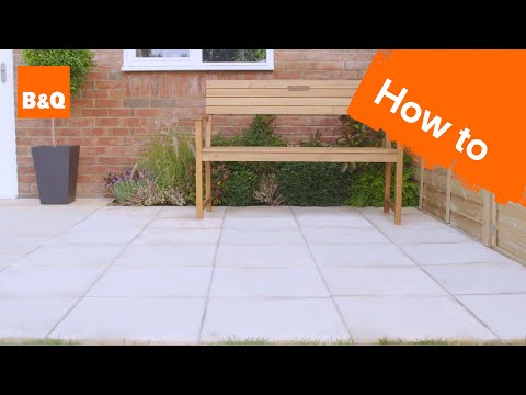 How to lay a patio