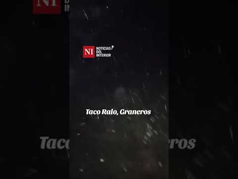 Granizo en Taco Ralo, departamento Graneros, Tucumán dia 7 de octubre 2.026