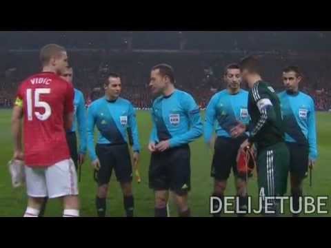 Nemanja Vidic didn't shake hands with Cakir