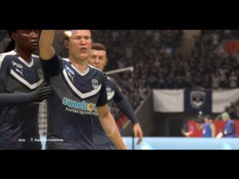 Gol de Lukas Lerager Paris Saint-Germain 2 Girondins de Burdeos 3 Ligue 1 Fecha 24 FIFA 19