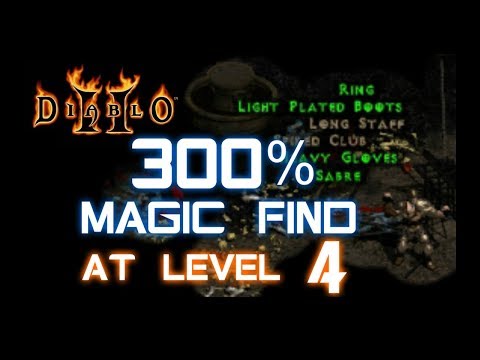 300% Magic Find at Level 4 - Diablo 2