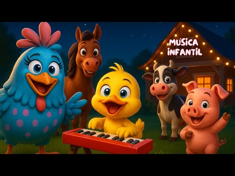 A Galinha Pintadinha e o Patinho Amarelinho | Show Musical na Fazenda com os Bichinhos|