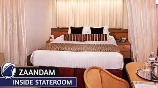 HAL Zaandam | Inside Stateroom Full Walkthrough Tour & Review 4K | Holland America Line