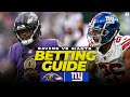 Ravens at Giants Betting Preview: FREE expert picks, props [NFL Week 6] | CBS Sports HQ