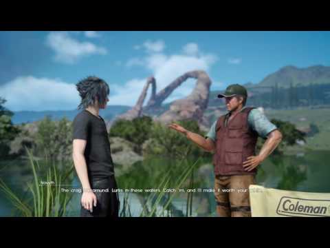 Final Fantasy XV playthrough pt19 - Big Game....Fishing!