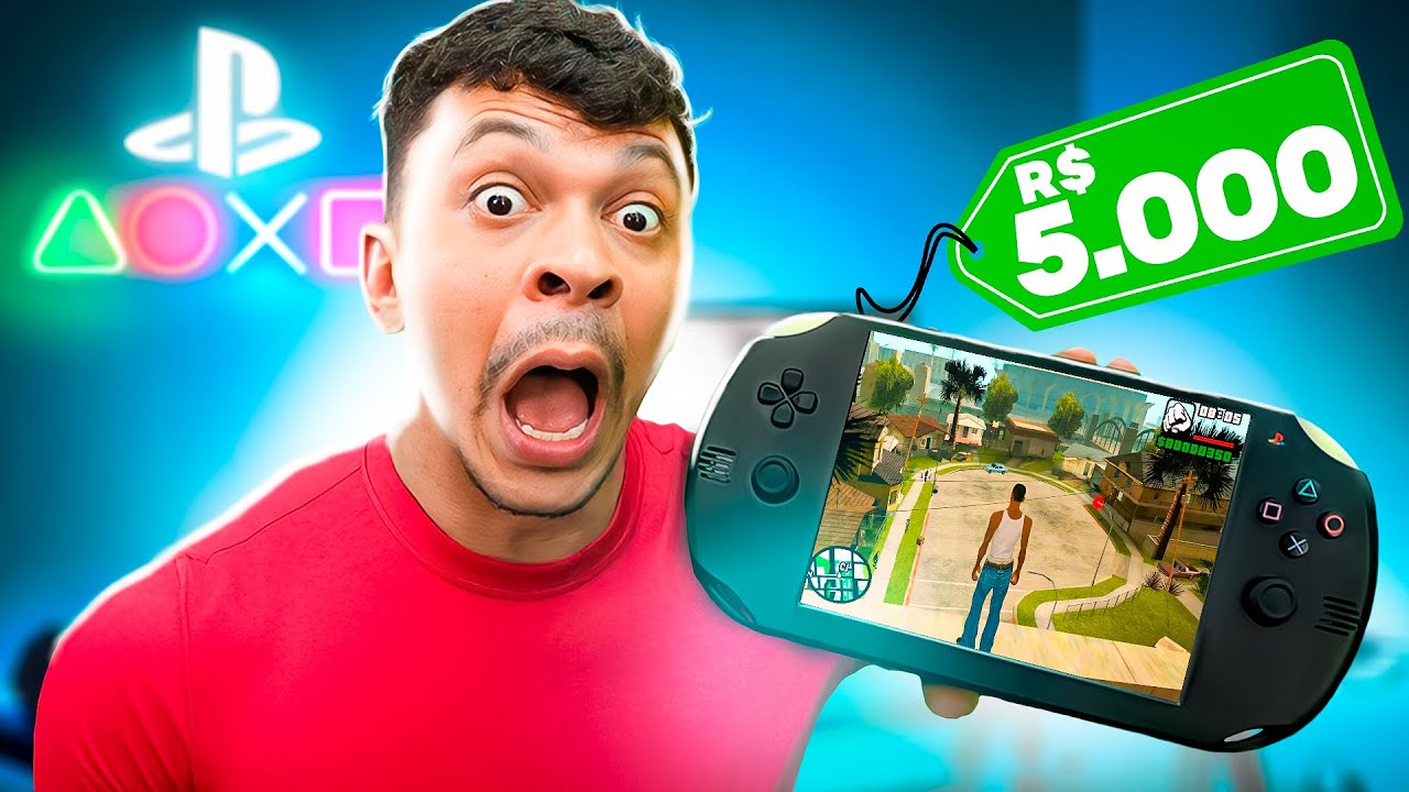 COMPREI UM PLAYSTATION 2 PORTÁTIL 😱 *VALEU A PENA?!!*