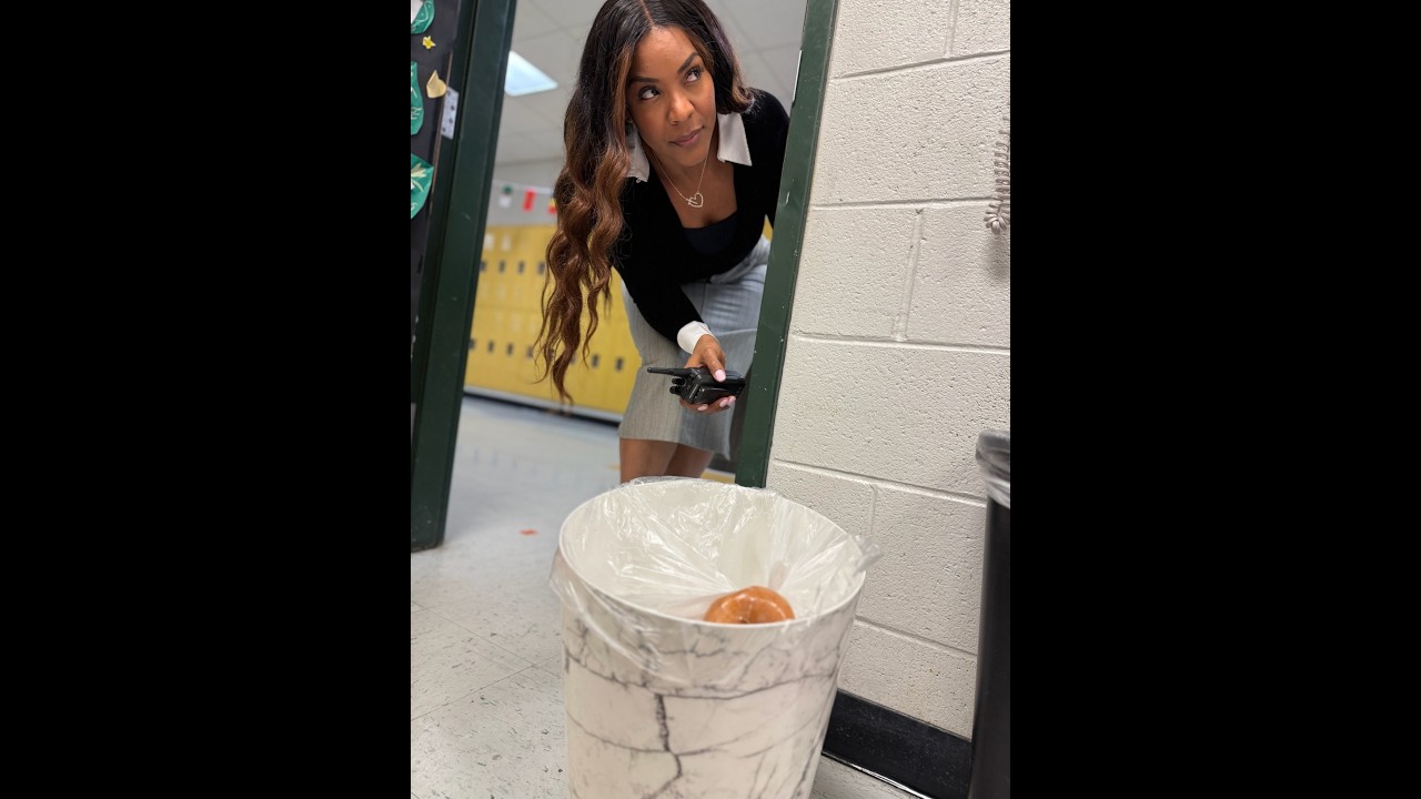 When Principal Johnson sees Ms. Johnson threw her lil donuts in the TRASH!