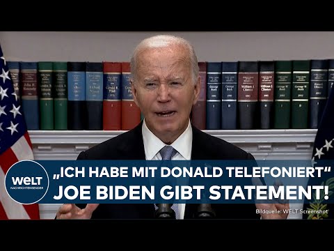 DONALD TRUMP: Präsident Joe Biden gibt Statement zum Attentat - neue Erkenntnisse bei Ermittlungen!