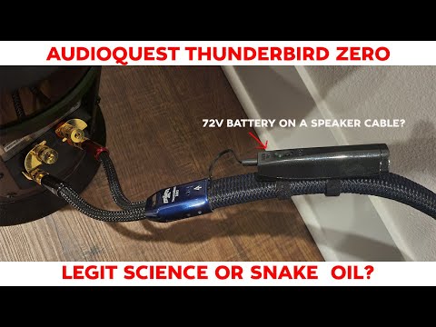 Audioquest Thunderbird Zero Speaker Cable Review: 72V DBS Legit Science or Snake Oil?