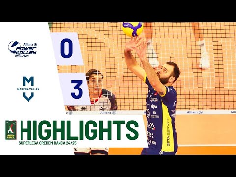 Allianz Milano vs. Valsa Group Modena - Superlega Credem Banca VBTV Match Highlights