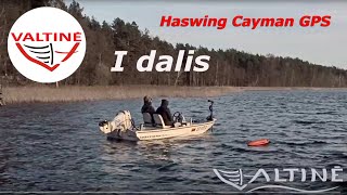Haswing CaymanB 55" GPS Trolling Motor - Anchor test