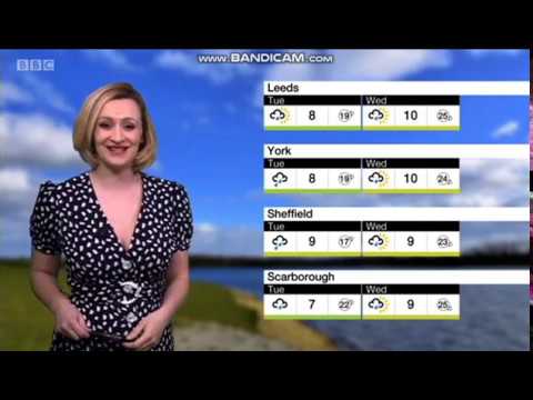 Jennifer Bartram BBC Look North weather March 10th 2019