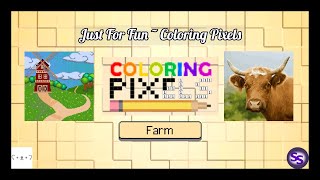 Just For Fun ~ Coloring Pixels 6 ~ Farm Pack