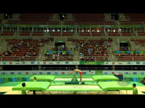 GANCHINHO Diogo (POR) - 2016 Olympic Test Event, Rio (BRA) - Individual Final Trampoline Routine 1