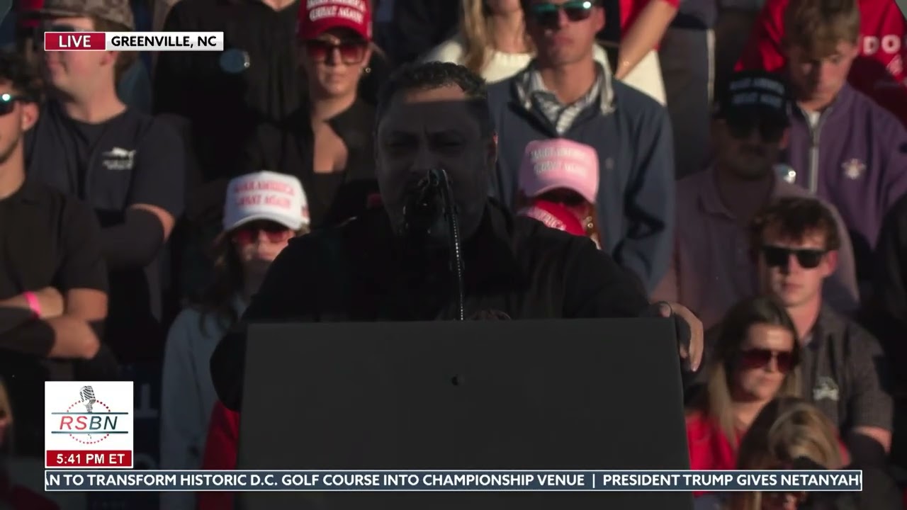 FULL SPEECH: Paul Perez Speaks at NC Rally: The Border Is Totally Secure Under Trump - 10/20/2026