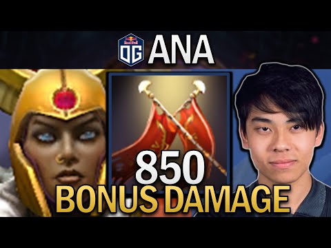 OG.ANA SMURF LEGION COMMANDER WITH 850 BONUS DAMAGE - DOTA 2 GAMEPLAY