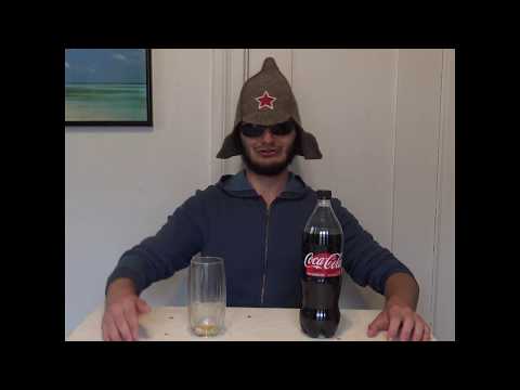 Russian guy trying Coca Cola for first time