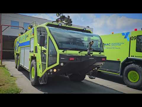 Tras gestiones del gobernador Sáenz, el Aeropuerto Internacional de Salta incorporó una autobomba de última generación