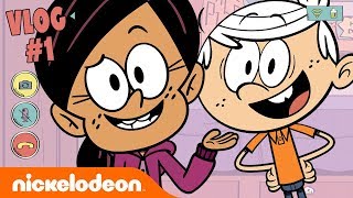 Lincoln &amp; Ronnie Anne’s VLOG: First Upload EVER!!! | The Loud House &amp; The Casagrandes | Nick