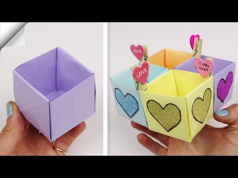 DIY paper box How to make paper box