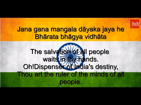 Incredible Nations anthem of India in Different language.