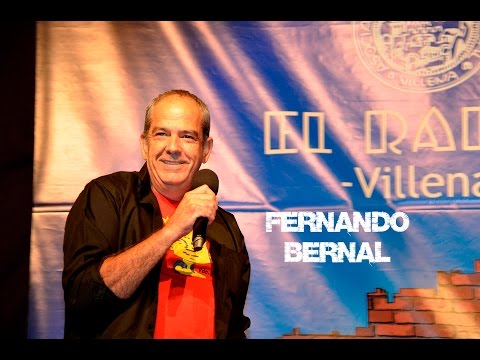 VILLENA CUÉNTAME - CONCURSO NACIONAL DE MONÓLOGOS EL RABAL - PRIMER PREMIO FERNANDO BERNAL