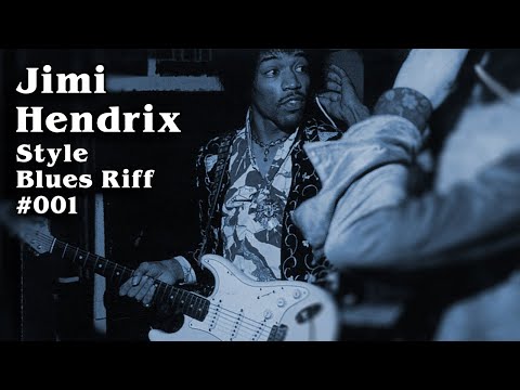 Jimi Hendrix Style Blues Riff 001 - Guitar Lesson/Analysis (Patreon Mar 17 2022)